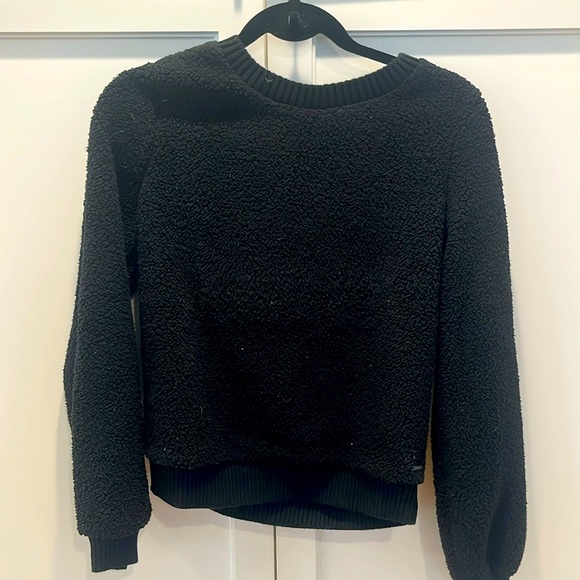 Black cozy crew neck - Picture 1 of 5